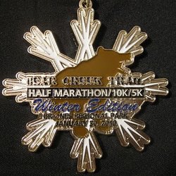 Bear Creek Trail Half Marathon Medal 2010