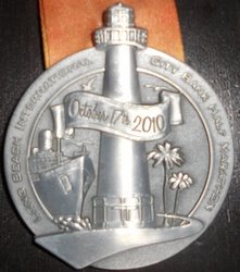 Long Beach Half Marathon Medal 2010