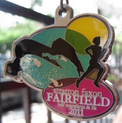 Fairfield Half Marathon Medal 2011