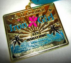 Iron Girl Half Marathon Medal 2011