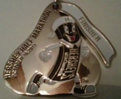 Hershey Half Marathon Medal 2011