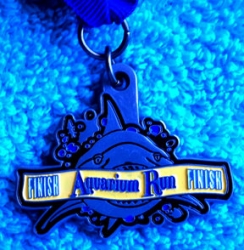 Aquarium Run Half Marathon Medal 2011