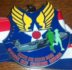 Dover Air Force Base - Heritage Half Marathon Medal 2012