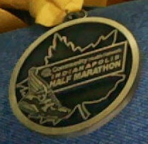 Indianapolis Half Marathon Medal 2011