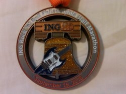 Philadelphia RnR Half Marathon Medal 2010