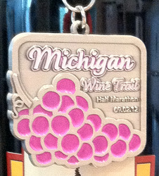 Michigan Wine Trail Half Marathon Medal 2012