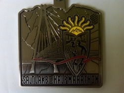 Salt Lake City Half Marathon Medal 2011
